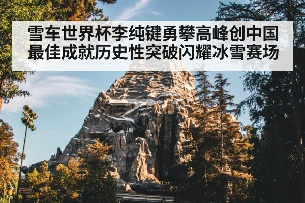雪车世界杯李纯键勇攀高峰创中国最佳成就历史性突破闪耀冰雪赛场